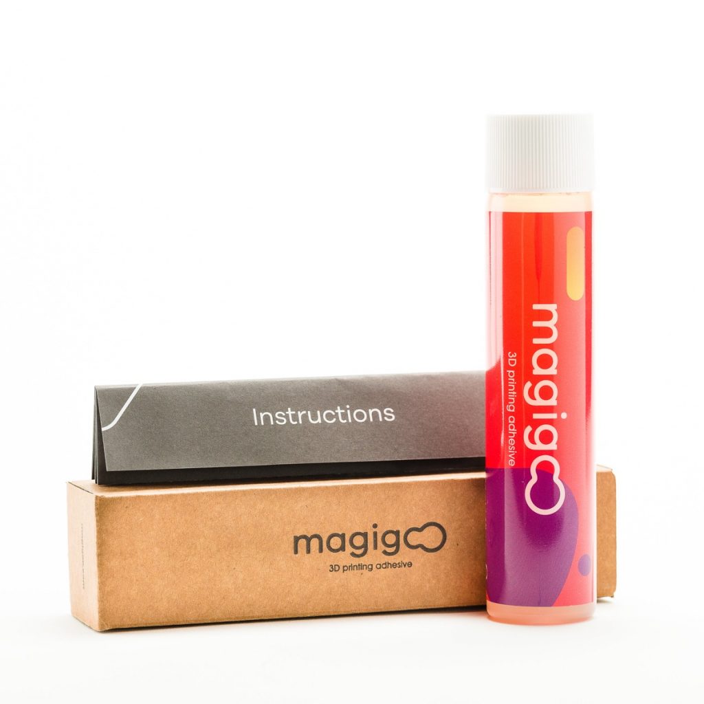 Magigoo large format bottle, developed in collaboration with BigRep