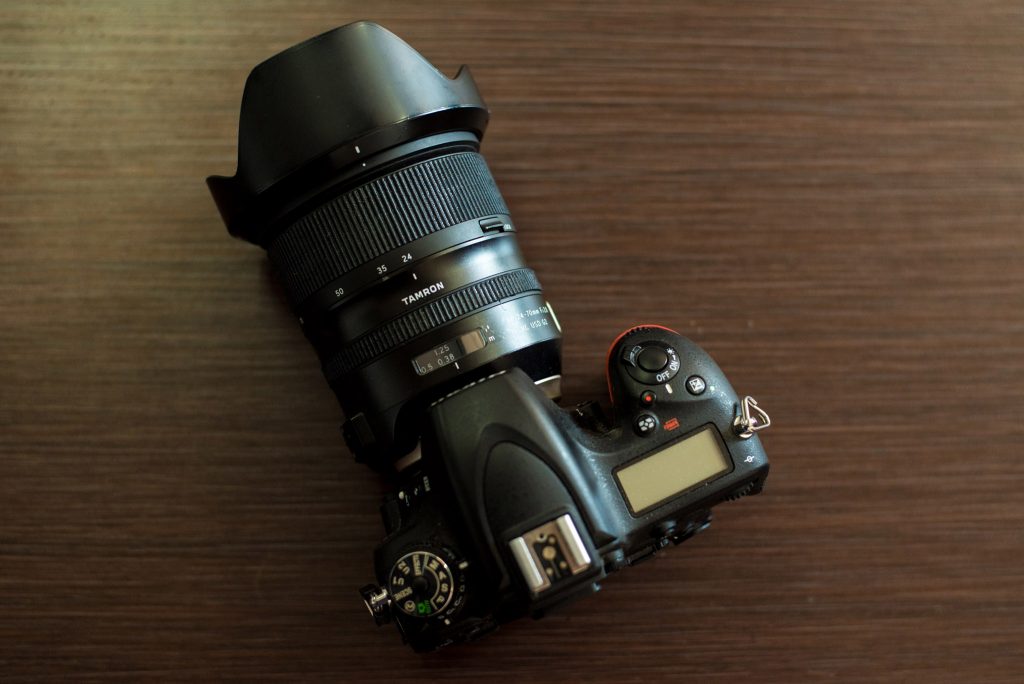 nikon D750 with 3D printed zooom rings