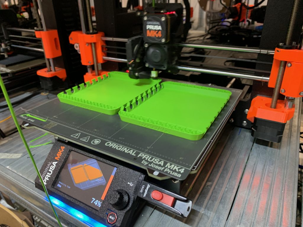 3D printing farm printer prusa mk4 magigoo